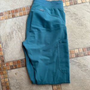Hydro green scrub pants. Kade cargo style. Medium tall